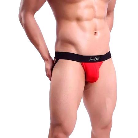 Imagem de Cueca Jockstrap Vermelha John Skull