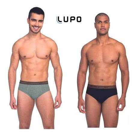 Imagem de Cueca Lupo Slip  Algodão Cotton Kit Com 5 524