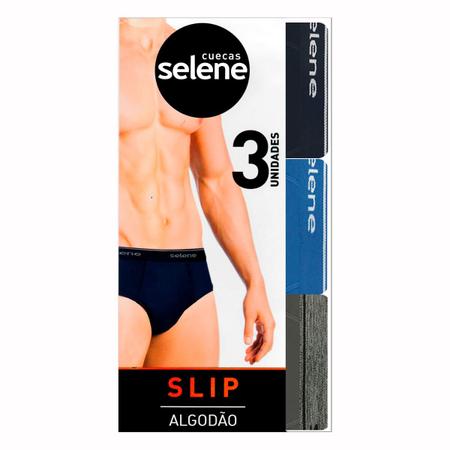 Imagem de Cueca Masculina Kit 3 Peças Algodão Cós Aparente