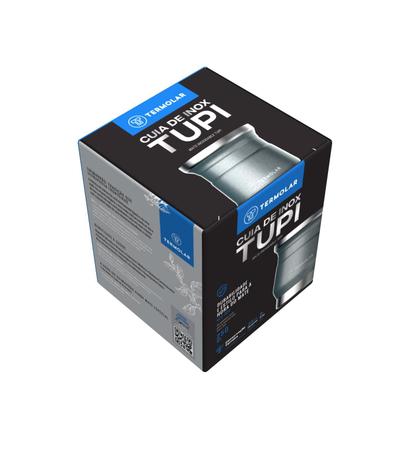 Cuia Termica Inox Tupi 250ML Termolar Imagem de Cuia Termica Inox Tupi 250ML Termolar