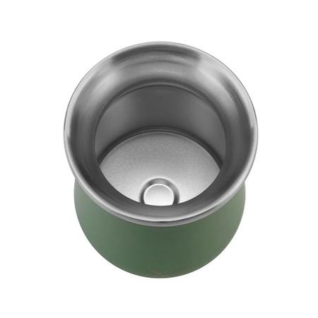 Imagem de Cuia Térmica Invicta em Aço Inox 250ml Verde