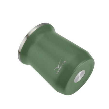 Cuia Térmica Invicta em Aço Inox 250ml Verde - Coleman Imagem de Cuia Térmica Invicta em Aço Inox 250ml Verde