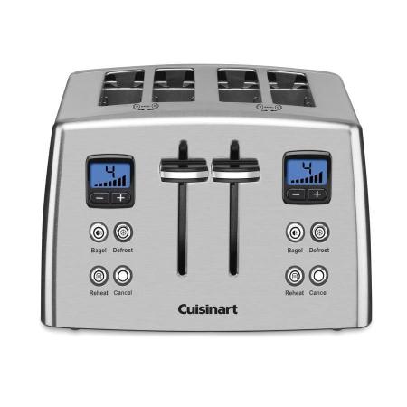 Imagem de Cuisinart Torradeira Motorizada 4 Fatias Aço Inoxidável 110V