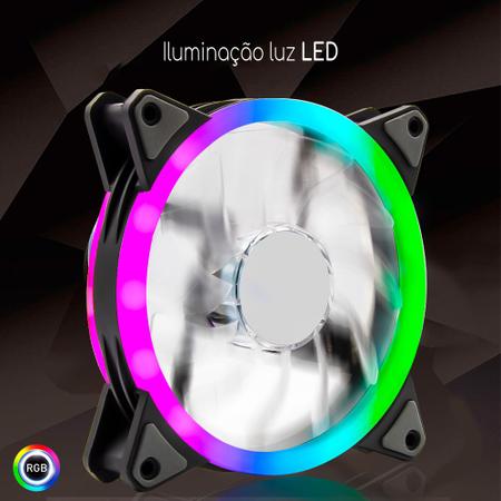 Imagem de Culerss Pc Rgb Super Silencioso Air Led Fan Resfria Premium