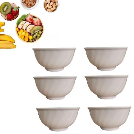 Imagem de Cumbuca Bowl P/ Açai Caldo Sopa 325ml Servir Buffet Kit 6pçs