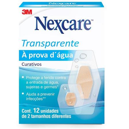 Imagem de Curativo Nexcare a Prova D Agua 12 Unidades