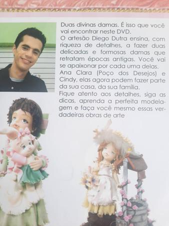 Imagem de curso de biscuit com diego dutra dvd original lacrado