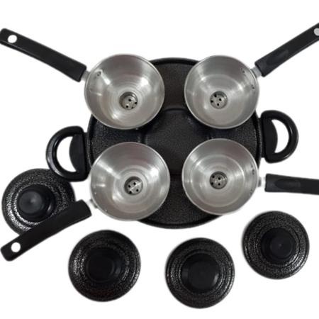 Cuscuzeira Drone Original + Frigideira 4 Em 1 Anti Aderente - Panela Panela Imagem de Cuscuzeira Drone Original + Frigideira 4 Em 1 Anti Aderente
