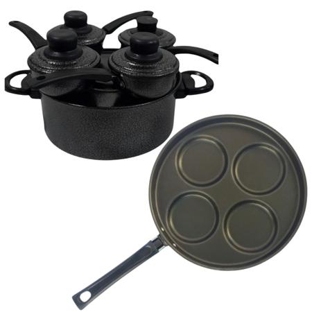 Cuscuzeira Drone Original + Frigideira 4 Em 1 Anti Aderente - Panela Panela Imagem de Cuscuzeira Drone Original + Frigideira 4 Em 1 Anti Aderente