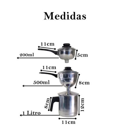 Imagem de Cuscuzeiro individual nordestino duas porções não inox