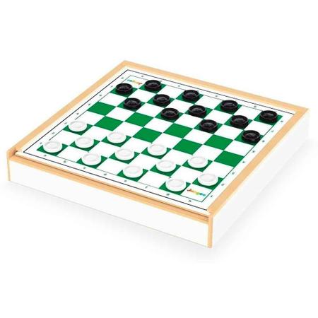 Jogo Dama E Ludo Madeira