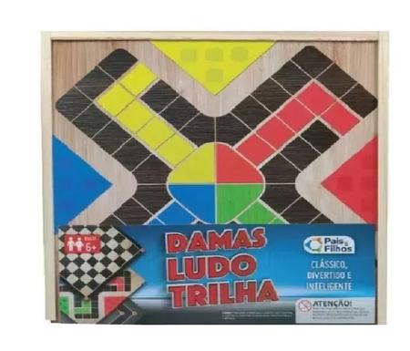 Damas, Ludo E Trilha Caixa - Madeira