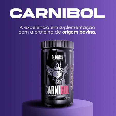 Imagem de Dark Carnibol Darkness Ultra Concentrated Zero Lactose Sabor Salted Caramel Pote 900g Integralmédica