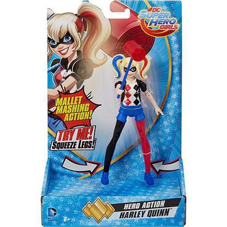 Bonecas dc super hero girls harley quinn arlequina 30 cm mattel extra extra  extra, extra