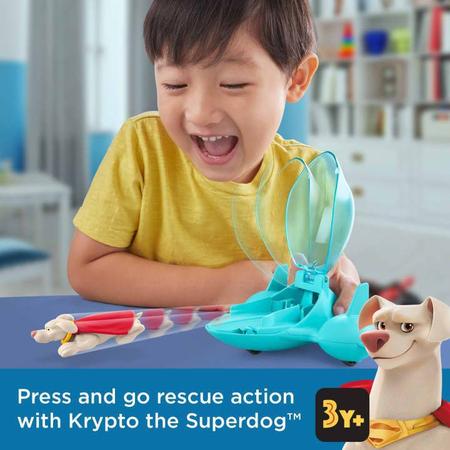 DC Super Pets Super Lançamento Krypto Fisher Price - Mattel Imagem de DC Super Pets Super Lançamento Krypto Fisher Price