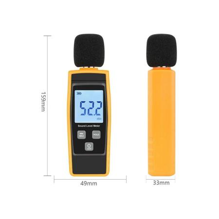 Imagem de Decibelímetro Digital Profissional Medição Som Ruído Sonoro