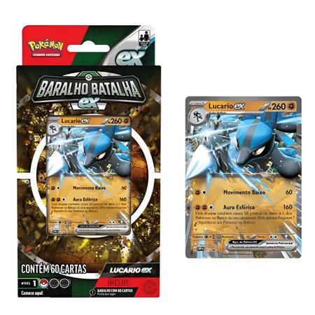 Deck Pokémon 60 Cartas - Diversos Modelos - Original - Lacrado - Cartas  Raras Pronto pra Jogar