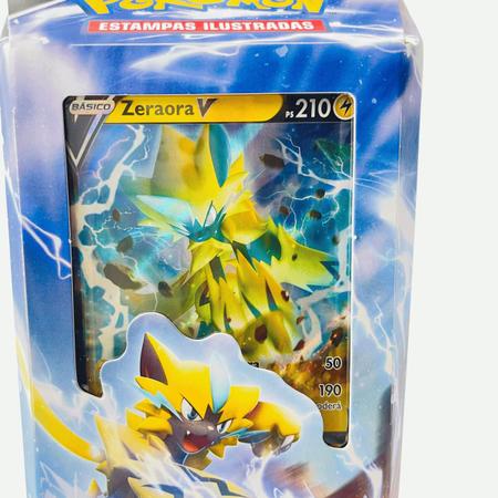 Conjunto Baralho de Batalha V Pokémon - Deoxys V e Zeraora V