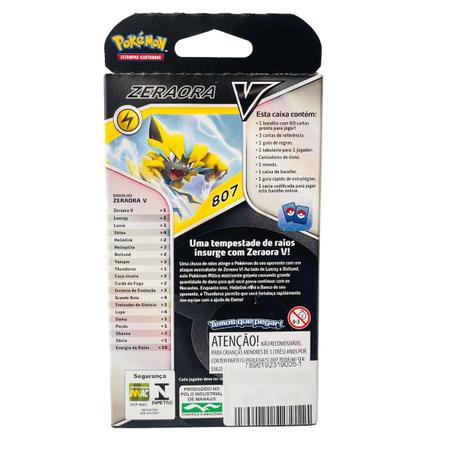 Deck de Batalha V - Zeraora V ou Deoxys V - Baralho de Batalha