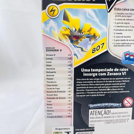 Baralho de batalha Pokémon Copag Deoxys V - Pequenos Travessos