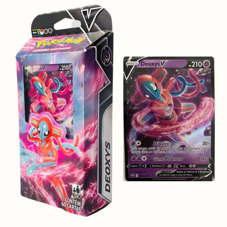 Jogo de Cartas Pokémon - Batalha V - Deoxys V - Copag