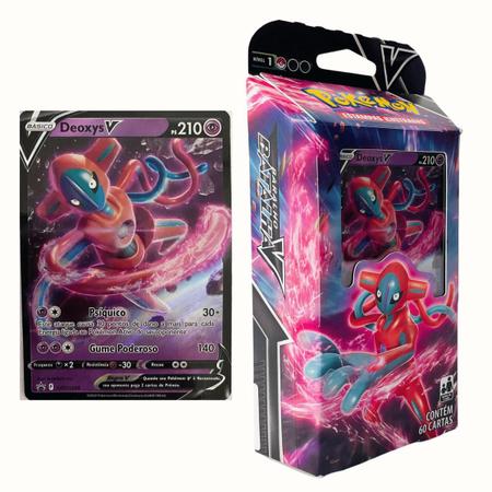 Deck Pokémon Batalha V - Deoxys-v - Copag - Lojas França