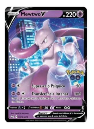 Mewtwo V-ASTRO do Pokémon GO?! - BARALHO DE CARTA POKEMON TCG (PTCGO)