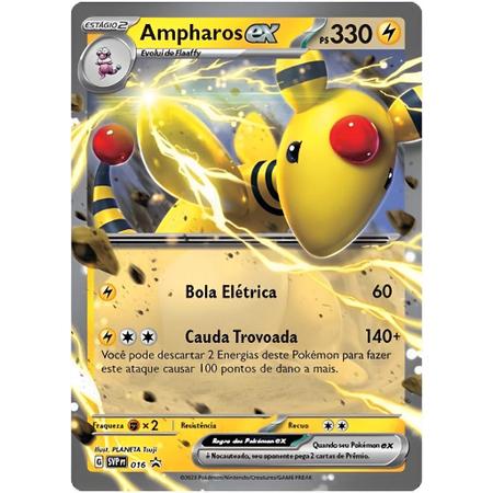 Pokémon Baralho Batalha Ex Ampharos - 60 cartas - 32657- Copag