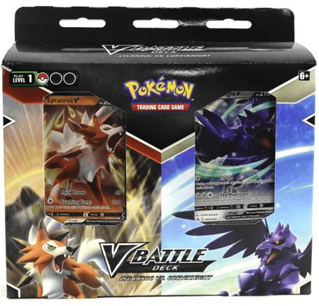 Card Game Pokémon Baralho Batalha V Lycanroc - Copag