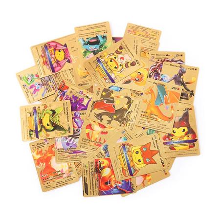 Carta Dourada Pokémon com 5 unidades : O Tesouro Raro para a sua Coleção -  Takara Tomy - Deck de Cartas - Magazine Luiza