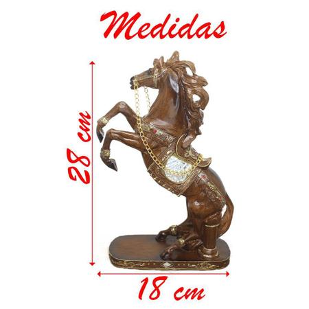 Estatueta Cavalo de Troia Resina - The Home - Estátua Decorativa