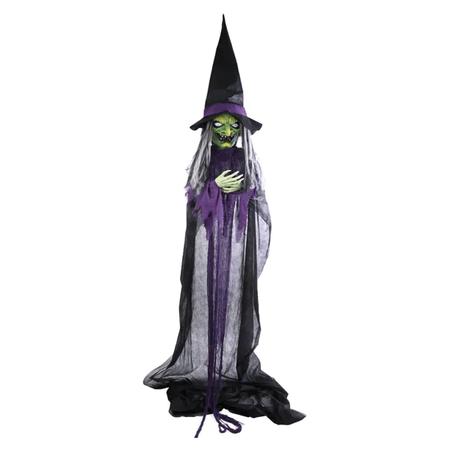 Boneca Úrsula Decoração Halloween com Som e Movimento em Promoção