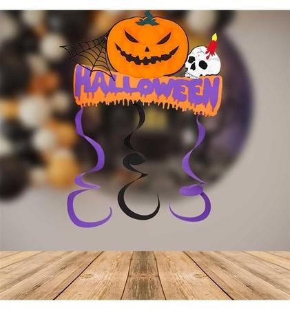 tapeçarias porta Halloween - Decorações abóbora Halloween