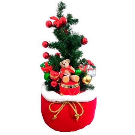 Árvore Natal Mesa Pequena 45cm Decoração Completa 32 Itens - Dupari