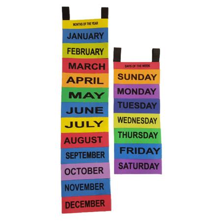 Banner Dias da Semana e Meses do Ano em Inglês - Educolândia, Banners  Educativos e Pedagógicos para Sala de Aula