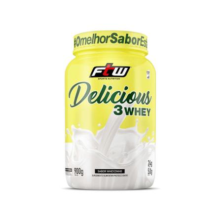 Imagem de Delicious 3 Whey Sabor Wheyninho 900g FTW - Fitoway