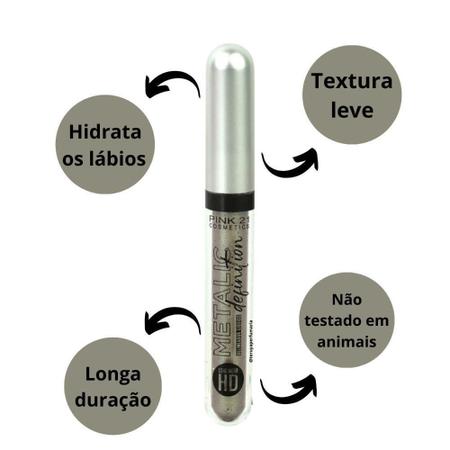 Imagem de Delineador Líquido Pink 21 Metalic Definition 01 2,5Ml