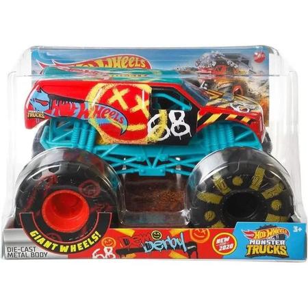 Hot Wheels Monster TRUCKS 1:24 FYJ83 Carrinhos Carros Coleção Miniatura  Brinquedo Colecionador Criança Menino Menina