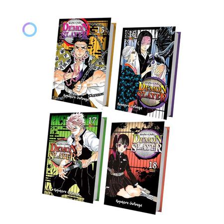 Demon Slayer, Kimetsu No Yaiba Mangá Volume 12 Ao 15 - KIT