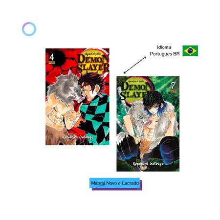 Demon Slayer, Kimetsu No Yaiba Mangá Volume 4 Ao 7 - KIT - Mangá - Magazine  Luiza