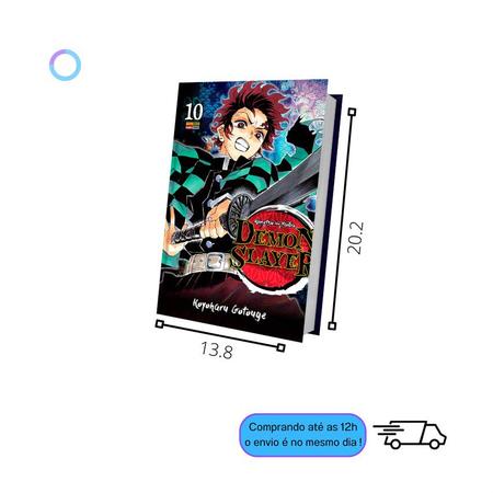 Demon Slayer, Kimetsu No Yaiba Mangá Volume 7 ao 10 - KIT - Mangá Demon  Slayer - Revista HQ - Magazine Luiza