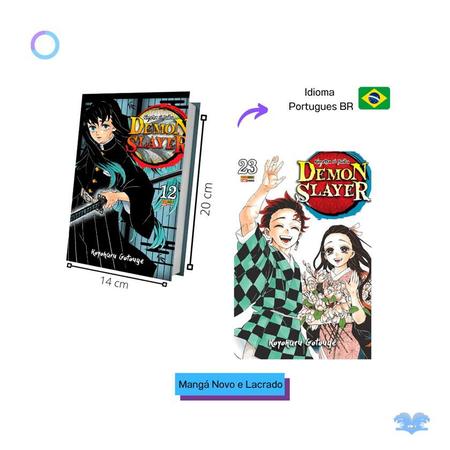 Demon Slayer Kimetsu No Yaiba Vol. 12 Ao 23 - Kit A Partir Da 3° Temporada  Do Anime - R$ 1.884,7