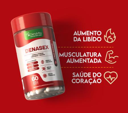 Imagem de Denasex - Arginina, Magnésio, Zinco, Vitamina B6, 8x1 Formula Premium - Denavita