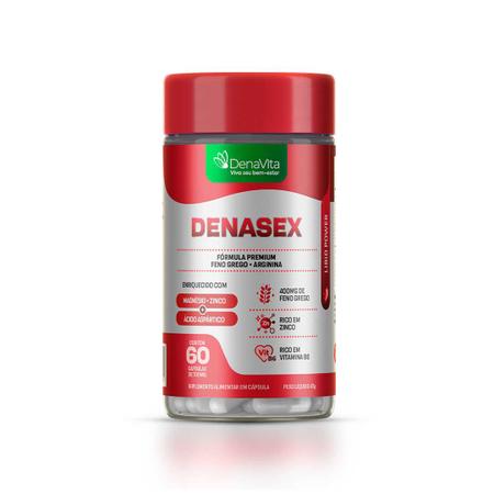 Imagem de Denasex - Arginina, Magnésio, Zinco, Vitamina B6, 8x1 Formula Premium - Denavita