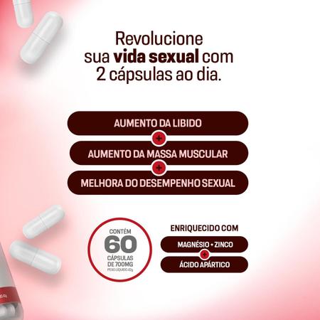 Imagem de Denasex - Arginina, Magnésio, Zinco, Vitamina B6, 8x1 Formula Premium - Denavita