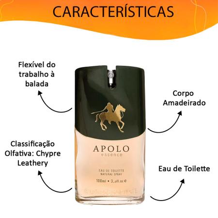 Imagem de Deo Colônia Apolo Essence Eau de Toilette Euroessence Perfume Masculino 100ml