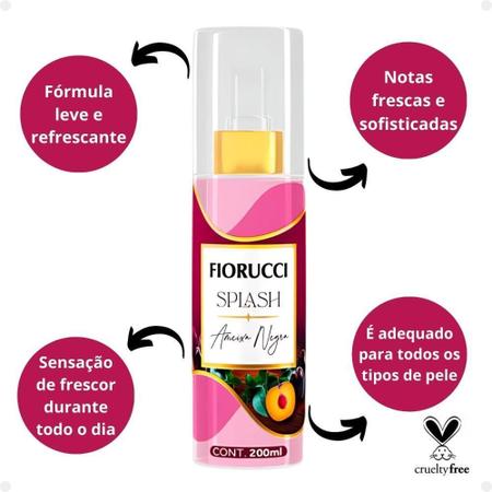 Imagem de Deo Colônia Splash Fiorucci Ameixa Negra 200Ml