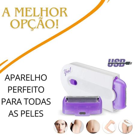 Imagem de Depilador bivolt portátil: pele perfeita!