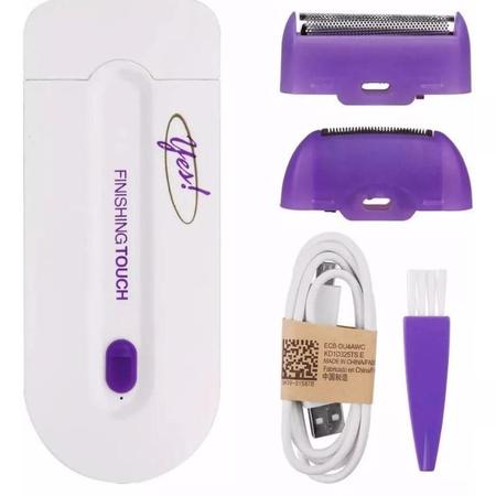 Depilador Feminino Elétrico Removedor De Pelos Facial Imagem de Depilador Feminino Elétrico Removedor De Pelos Facial