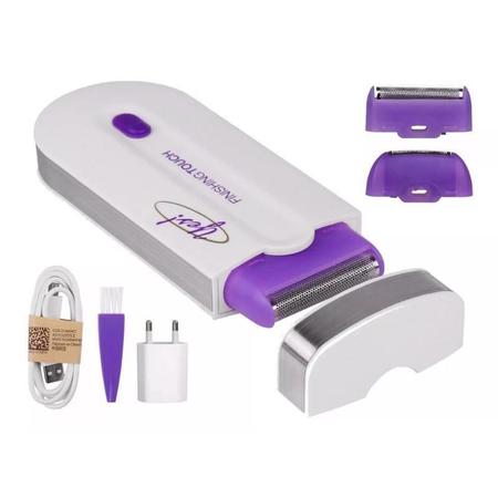 Depilador Feminino Elétrico Removedor De Pelos Facial Imagem de Depilador Feminino Elétrico Removedor De Pelos Facial